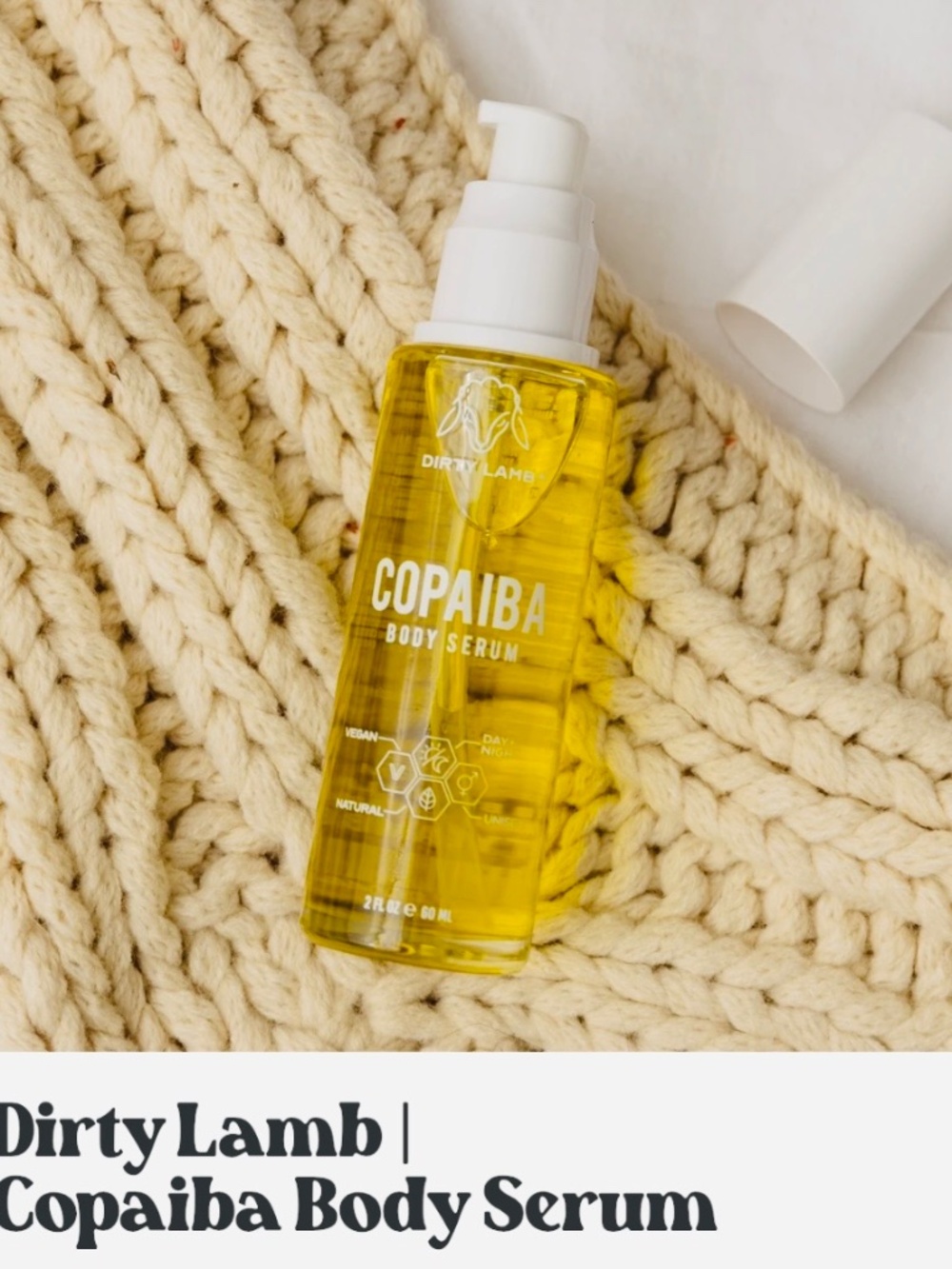 Dirty Lamb Copaiba Body Serum